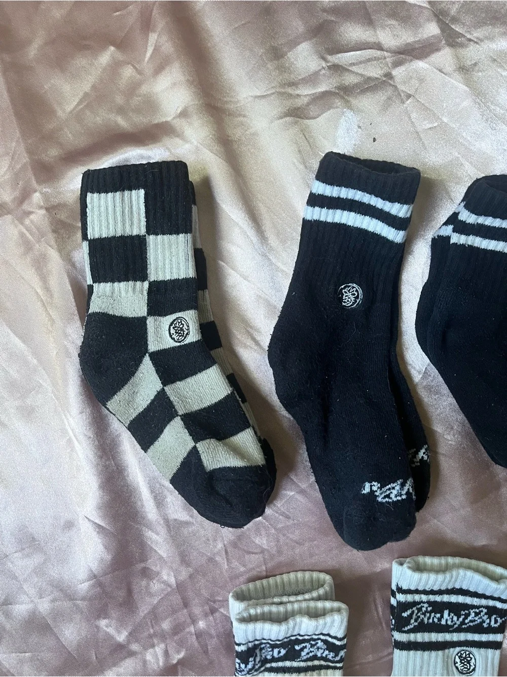 6 Pair of Binky Bro Toddler Socks Fair condition